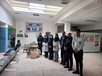 بازدید عیدانه و تبریک نوروزی سرپرست شبکه بهداشت و درمان شهرستان سرایان 